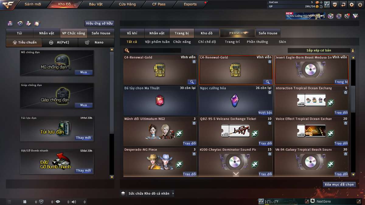 shop acc cf uy tin gia re